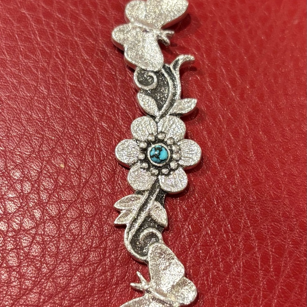 Navajo Tufa cast pendant by Rebecca Begay